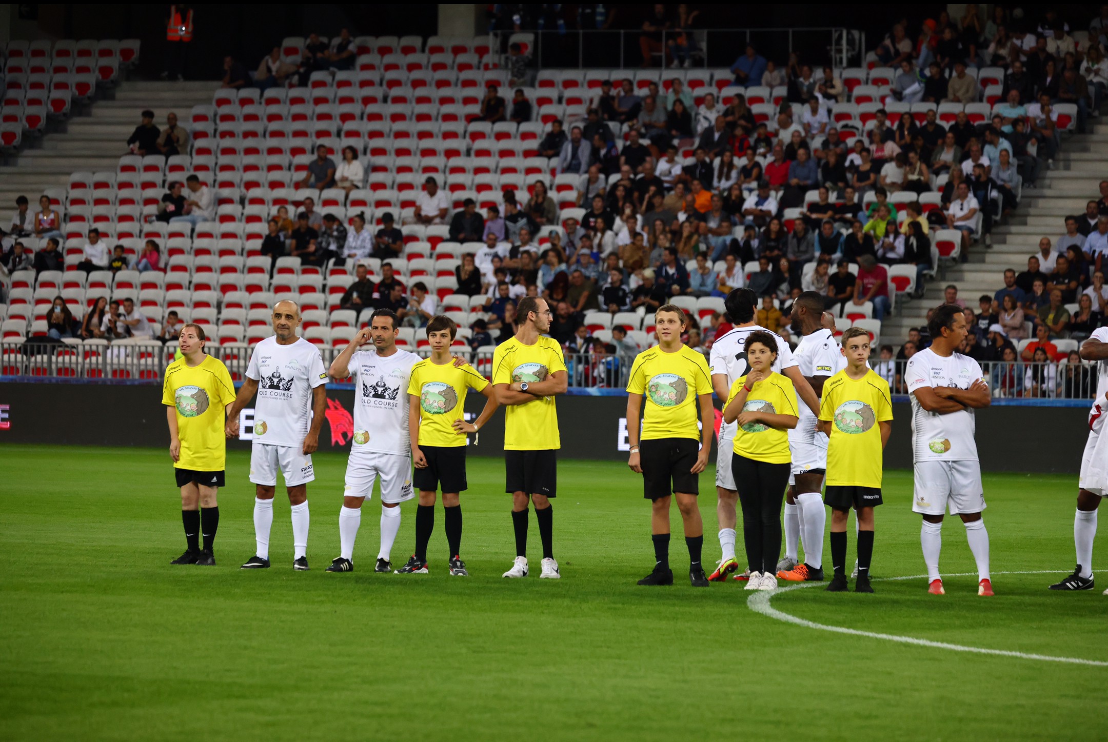 Team Football avec les enfants de l’association 