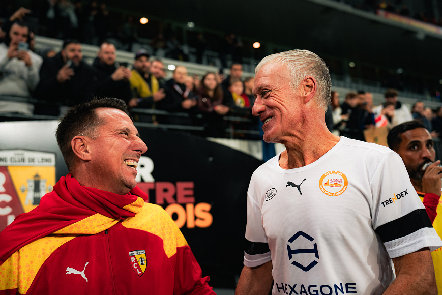 Frédéric Déhu et Didier Deschamps @Pierre Guislain