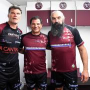 Fabien Pelous, Marc Lièvremont et Sébastien Chabal