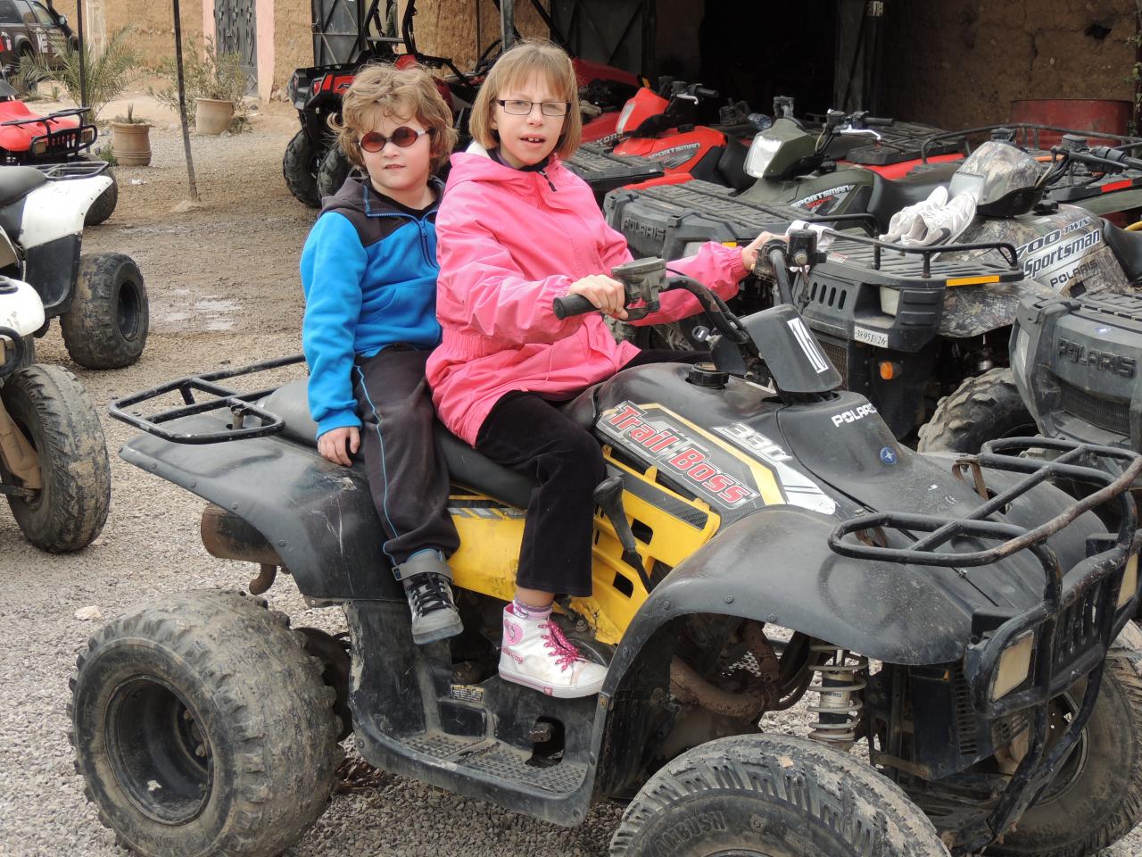 Joan et Alyson en quad