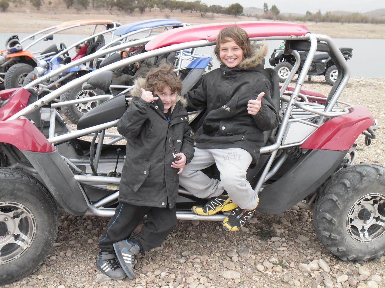 joan et florian en buggy