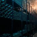 Le repos du vin dans une des plus anciennes caves du château