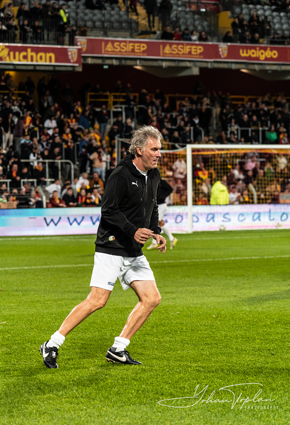 Laurent Blanc à l'échauffement @Yohan Toplan