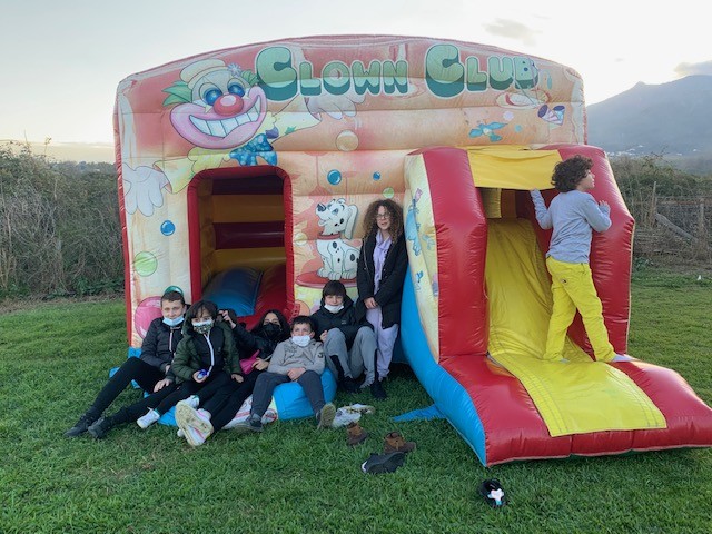 Les enfants ont pu profiter des jeux en plein-air